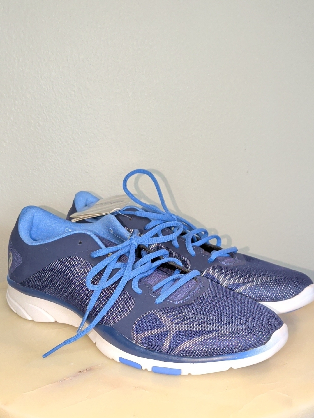 Asics Athletic Running Shoes in Navy and Blue